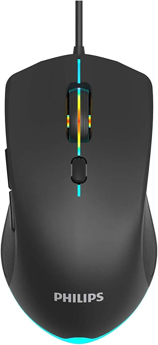 Philips SPK9404 Ergonomic (Black) Wired Gaming Mouse price in Pakistan product image