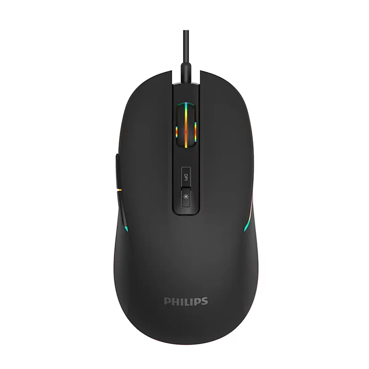 Philips SPK9414 Erogonomic (Black with RGB) Wired gaming mouse price in Pakistan product image