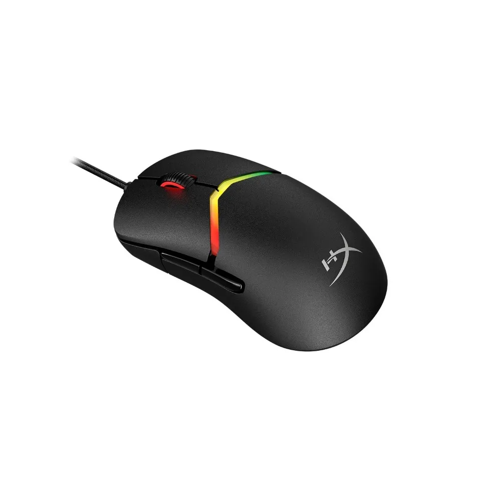 HyperX pc gear HyperX Pulsefire Saga (Black) Wired Gaming Mouse front view