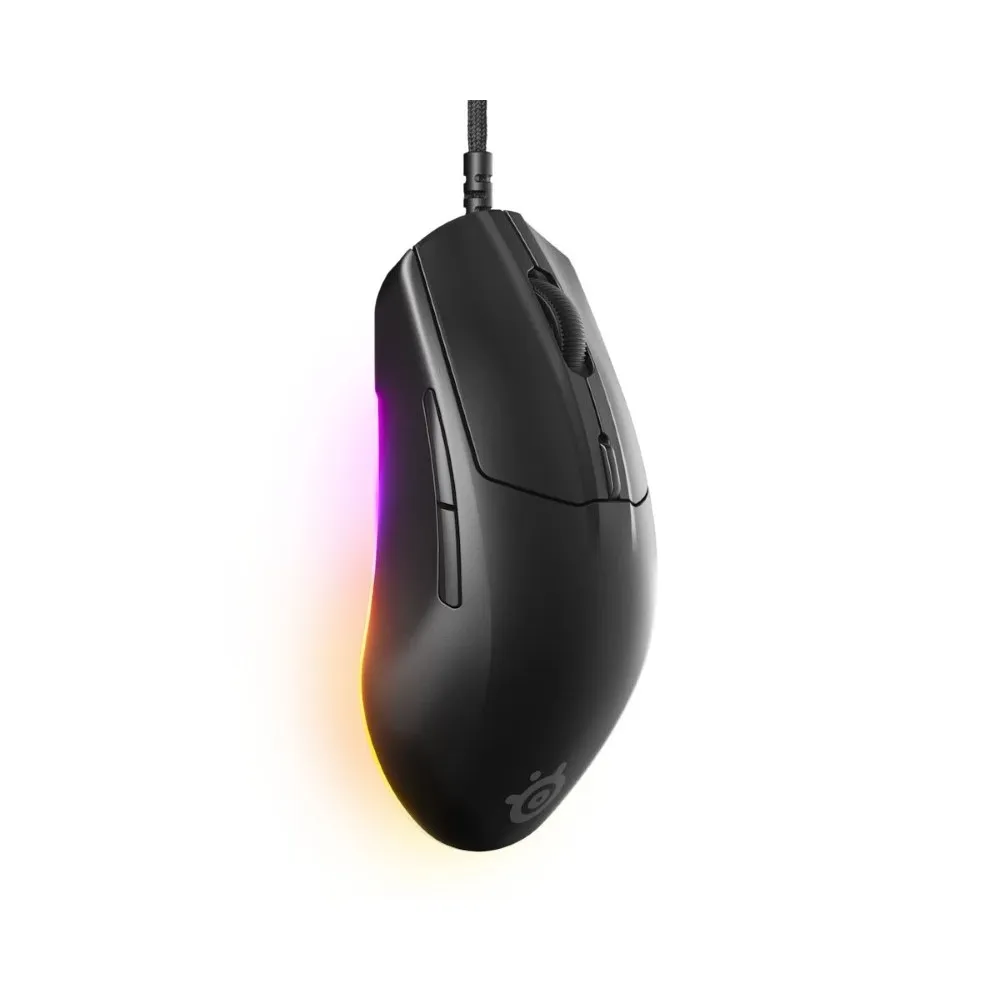 Buy SteelSeries Rival 3 Gen 2 ( Black with RGB) Wired Gaming Mouse online in Pakistan at WaddaGamer