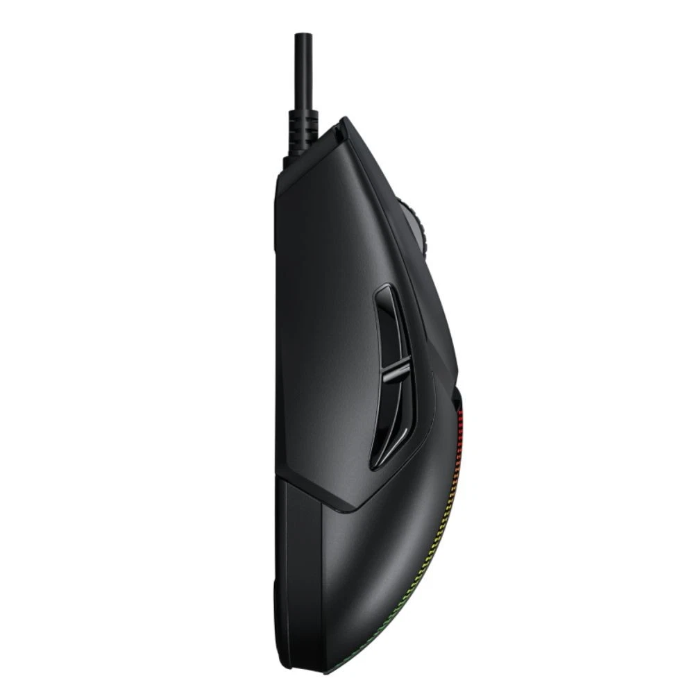 AULA pc gear AULA F813 Pro (Black) Optical Ergonomic Design Wired Gaming Mouse front view