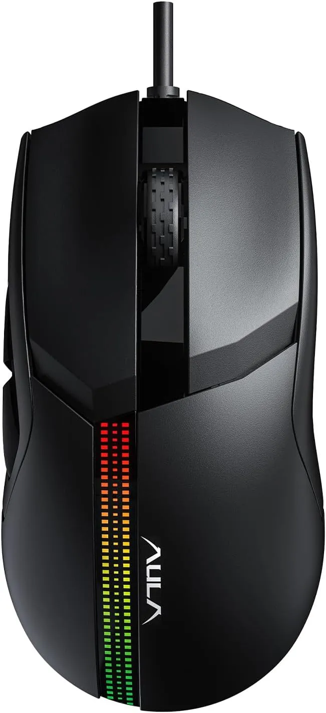 Buy AULA F813 Pro (Black) Optical Ergonomic Design Wired Gaming Mouse online in Pakistan at WaddaGamer