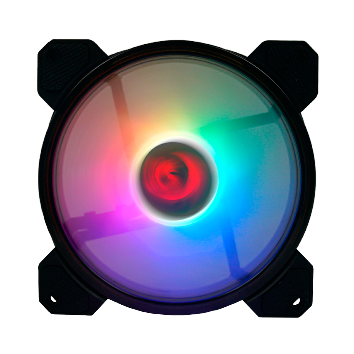 Redragon GC-F010 (Black with RGB) PC Single Cooling Fan