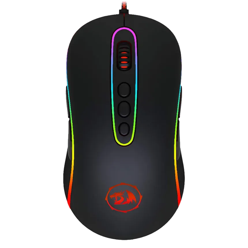 Redragon M718 Phoenix-2 (Black with RGB) 10000 DPI Wired Gaming Mouse price in Pakistan product image