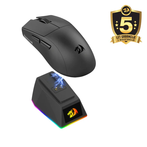 Redragon pc gear Redragon KING ULTRA M999 (Black) Wireless Gaming Mouse front view
