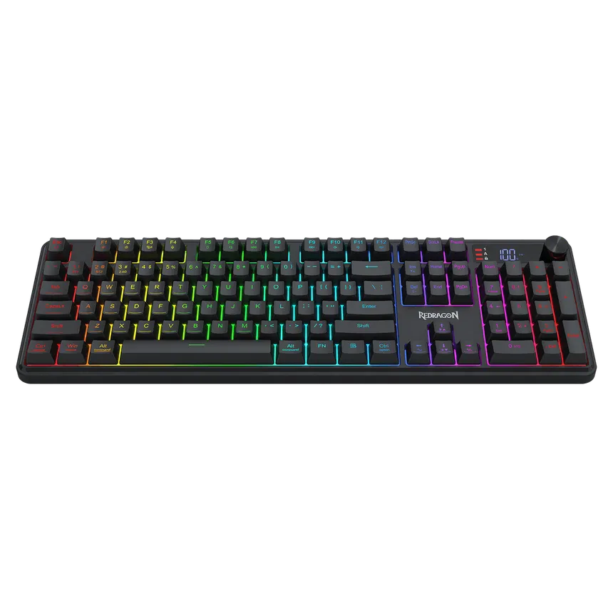 Buy Redragon K526 Pro (Black with RGB) Wireless Membrane Gaming Keyboard online in Pakistan at WaddaGamer