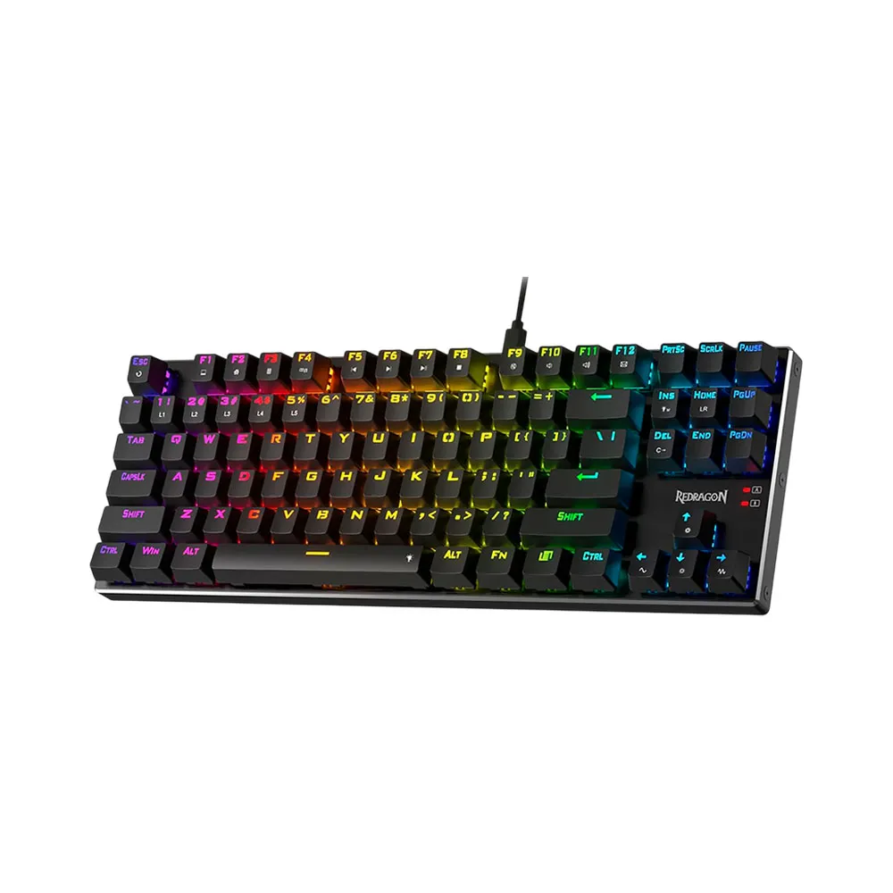 Redragon pc gear Redragon K660 DHARMA TKL (Black with RGB) Mechanical Keyboard front view
