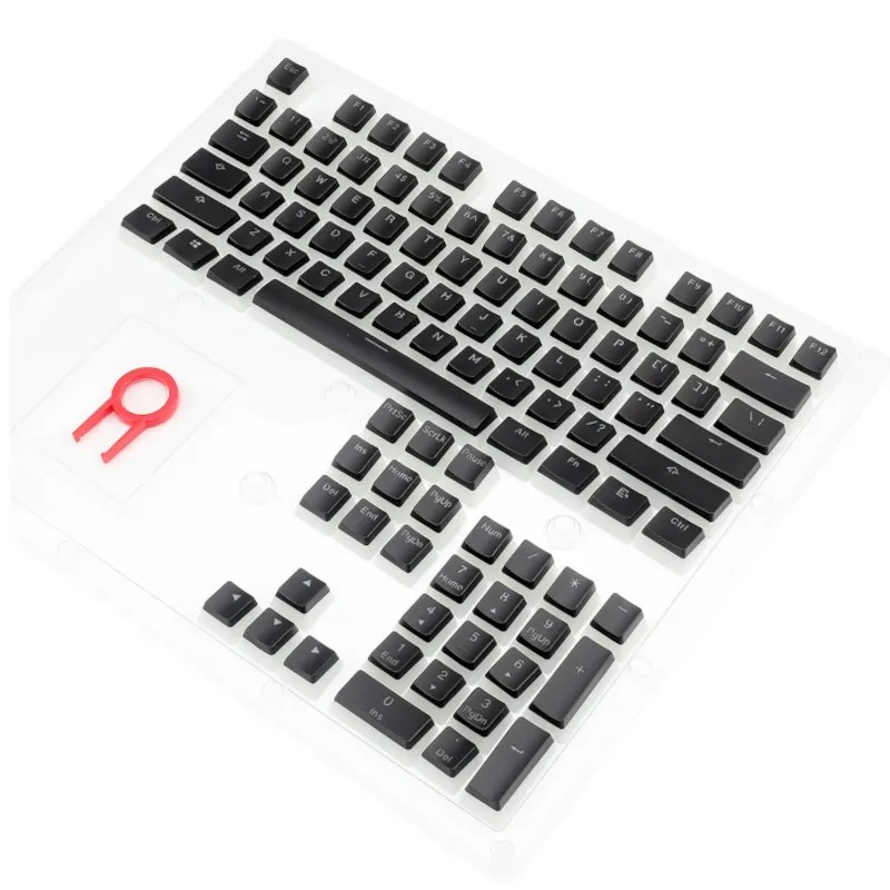 Redragon pc gear Redragon A130 (Black) Scarab Pudding Keycaps front view