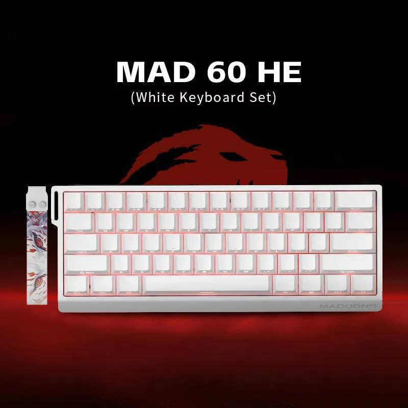 Madlions FGG MAD 60 HE (White with RGB) Gaming Keyboard price in Pakistan product image