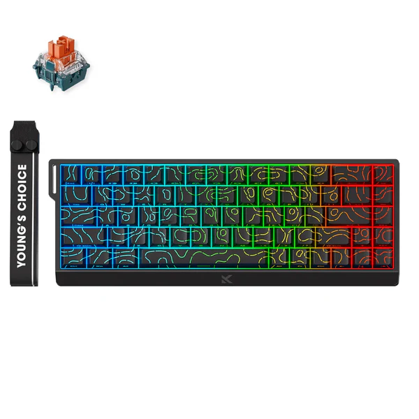 Buy MCHOSE ACE 68 HE (Black with RGB) Magnetic Switch Gaming Keyboard online in Pakistan at WaddaGamer