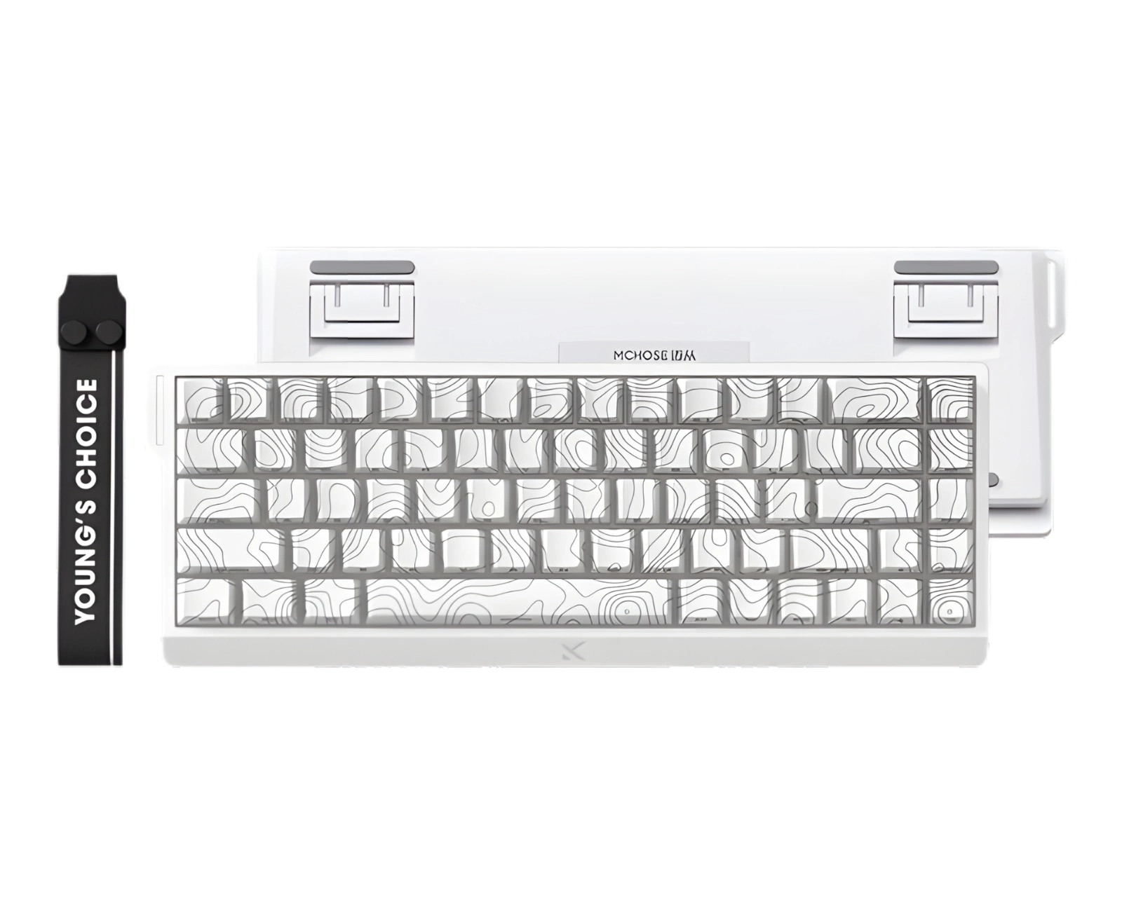 MCHOSE ACE 68 HE (White with RGB) Magnetic Switch Gaming Keyboard image 4