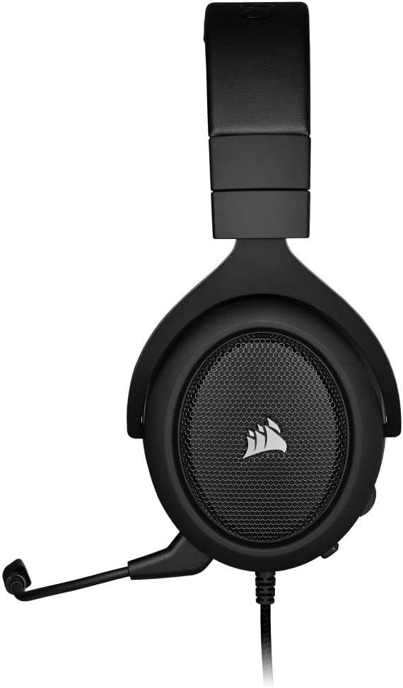 Buy Corsair HS60 Pro (Carbon Black) 7.1 Virtual Surround Sound with USB DAC Wired Gaming Headphone (BOX OPEN) online in Pakistan at WaddaGamer