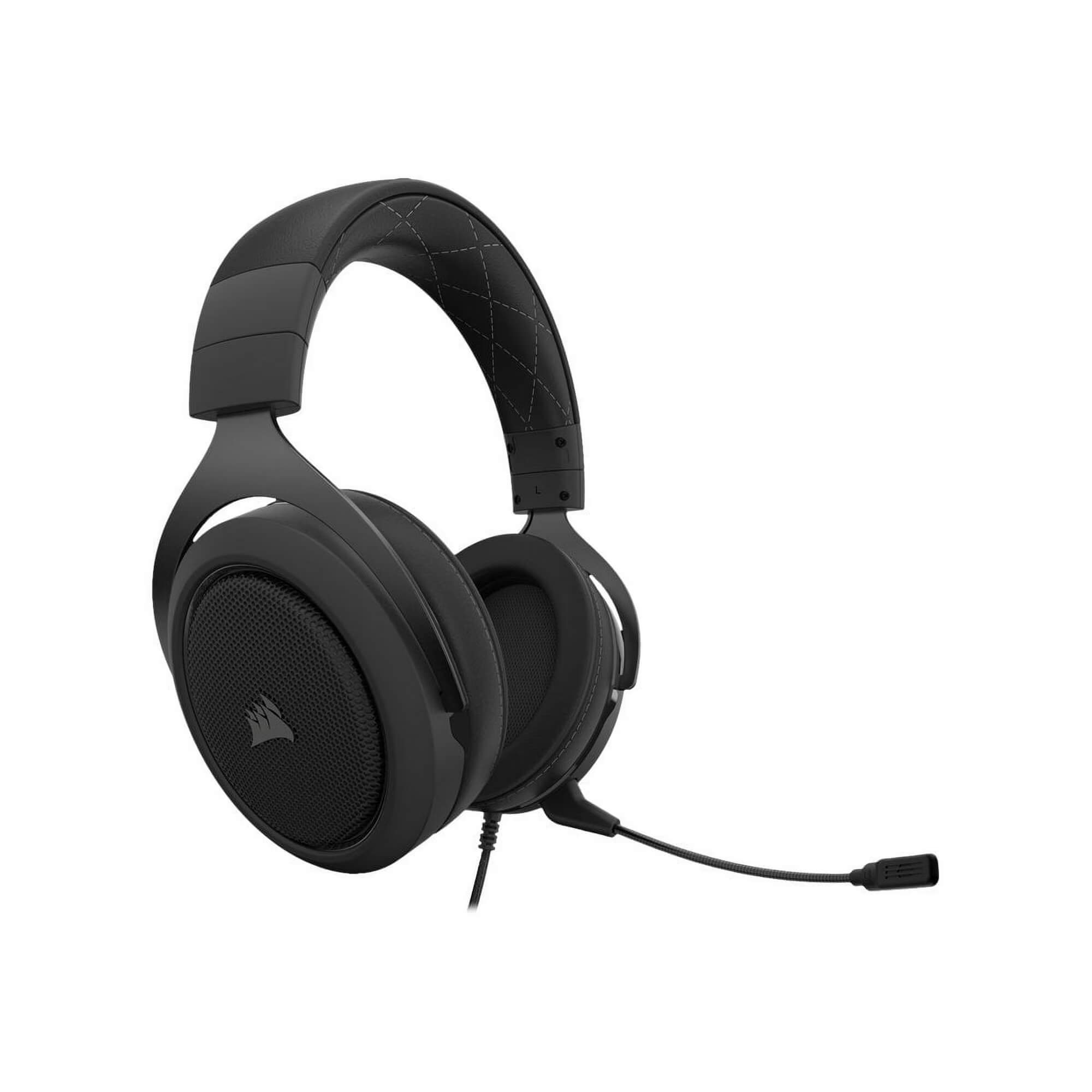 Corsair HS60 Pro (Carbon Black) 7.1 Virtual Surround Sound with USB DAC Wired Gaming Headphone (BOX OPEN) image 4