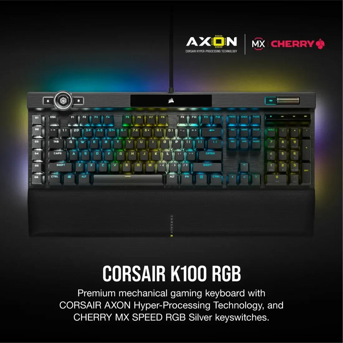 Corsair K100 (Black with RGB) Mechanical & Gaming Keyboard price in Pakistan product image
