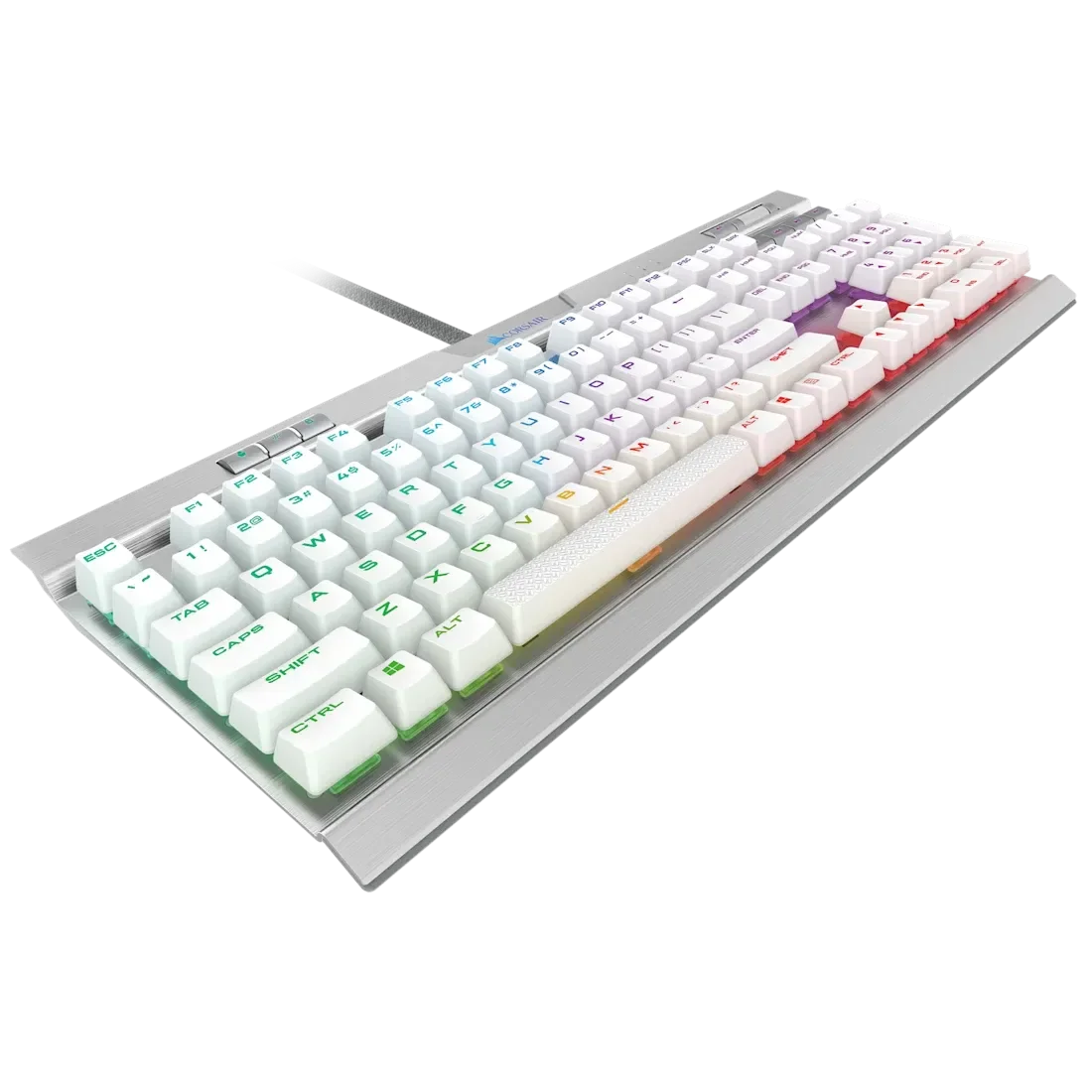 Corsair K70 MK.2 SE (White with RGB) Cherry MX Speed Mechanical & Gaming Keyboard image 4