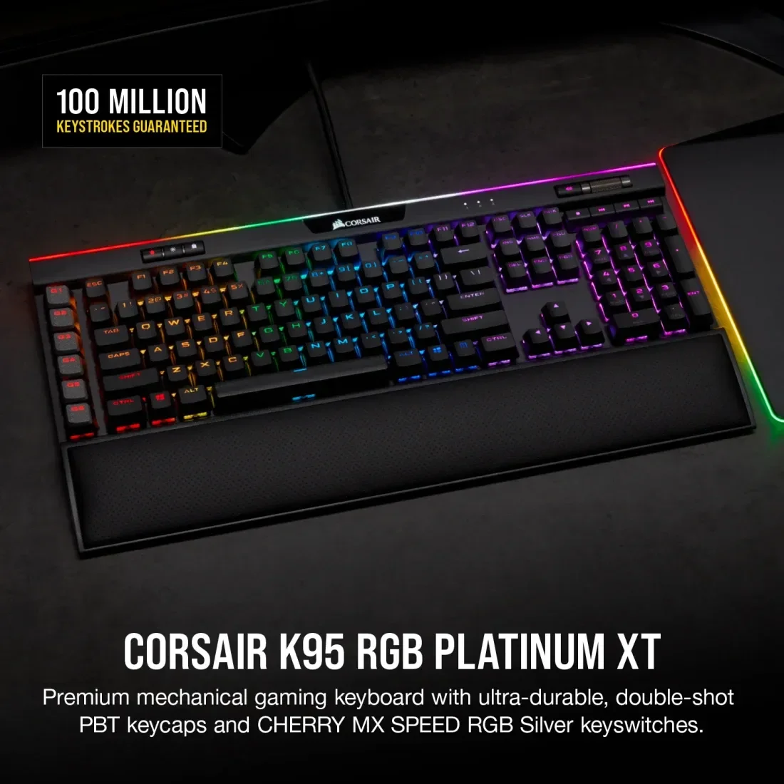 Corsair K95 Platinum XT (Cherry MX Speed) Mechanical & Gaming Keyboard price in Pakistan product image