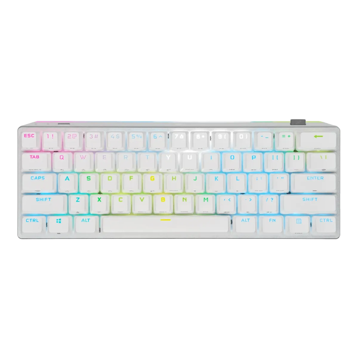 Buy Corsair K70 Pro Mini (White with RGB) 60% Wireless Gaming & Mechanical Keyboard online in Pakistan at WaddaGamer