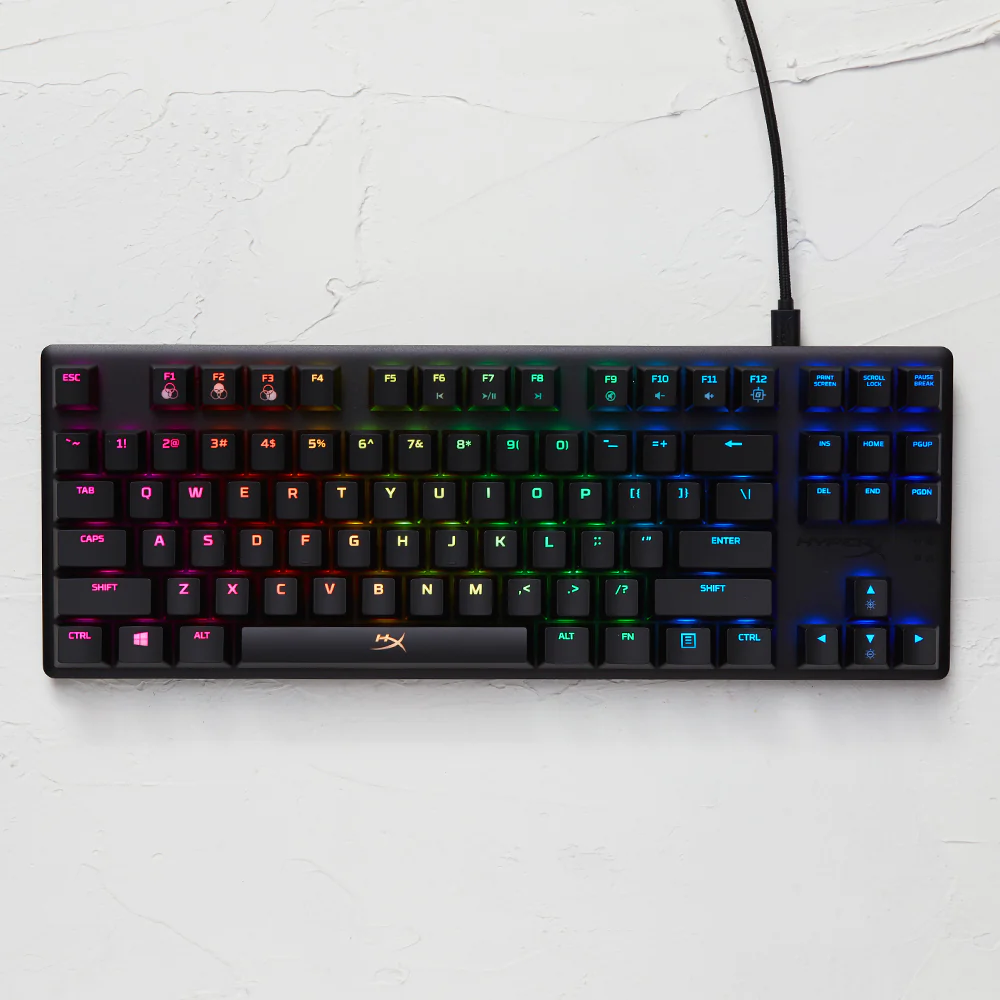 HyperX Alloy Origins Core TKL (Black with RGB) Tenkeyless & HyperX Blue Switches Wired Mechanical & Gaming Keyboard price in Pakistan product image