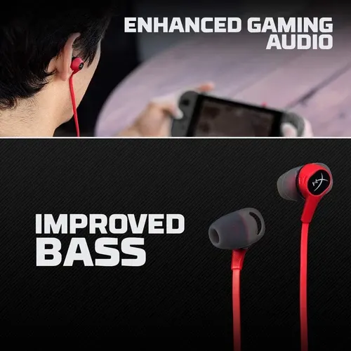 HyperX Cloud Earbuds II (Red) Wired In-Ear Gaming Headset