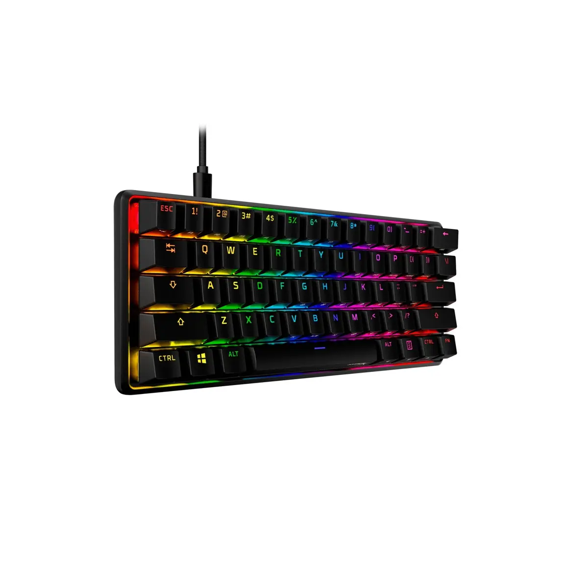 Buy HyperX Alloy Origins 60% (Black with RGB) Aqua Switches Wired Mechanical & Gaming Keyboard(OPEN BOX) online in Pakistan at WaddaGamer