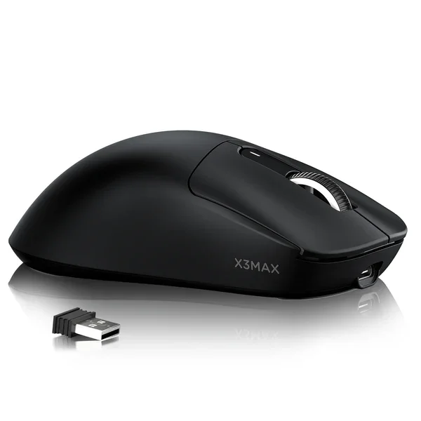 Buy Attack Shark X3 Max PAW3950 (Matt Black without Anti Slip-Sticker) Wireless Gaming Mouse online in Pakistan at WaddaGamer