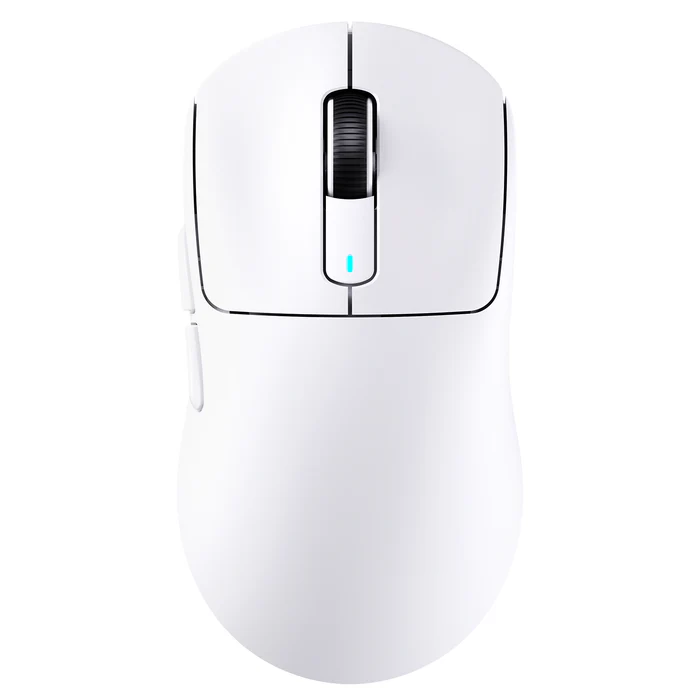 Attack Shark pc gear Attack Shark X3 Max PAW3950 (Matt White without Anti Slip-Sticker) Wireless Gaming Mouse front view
