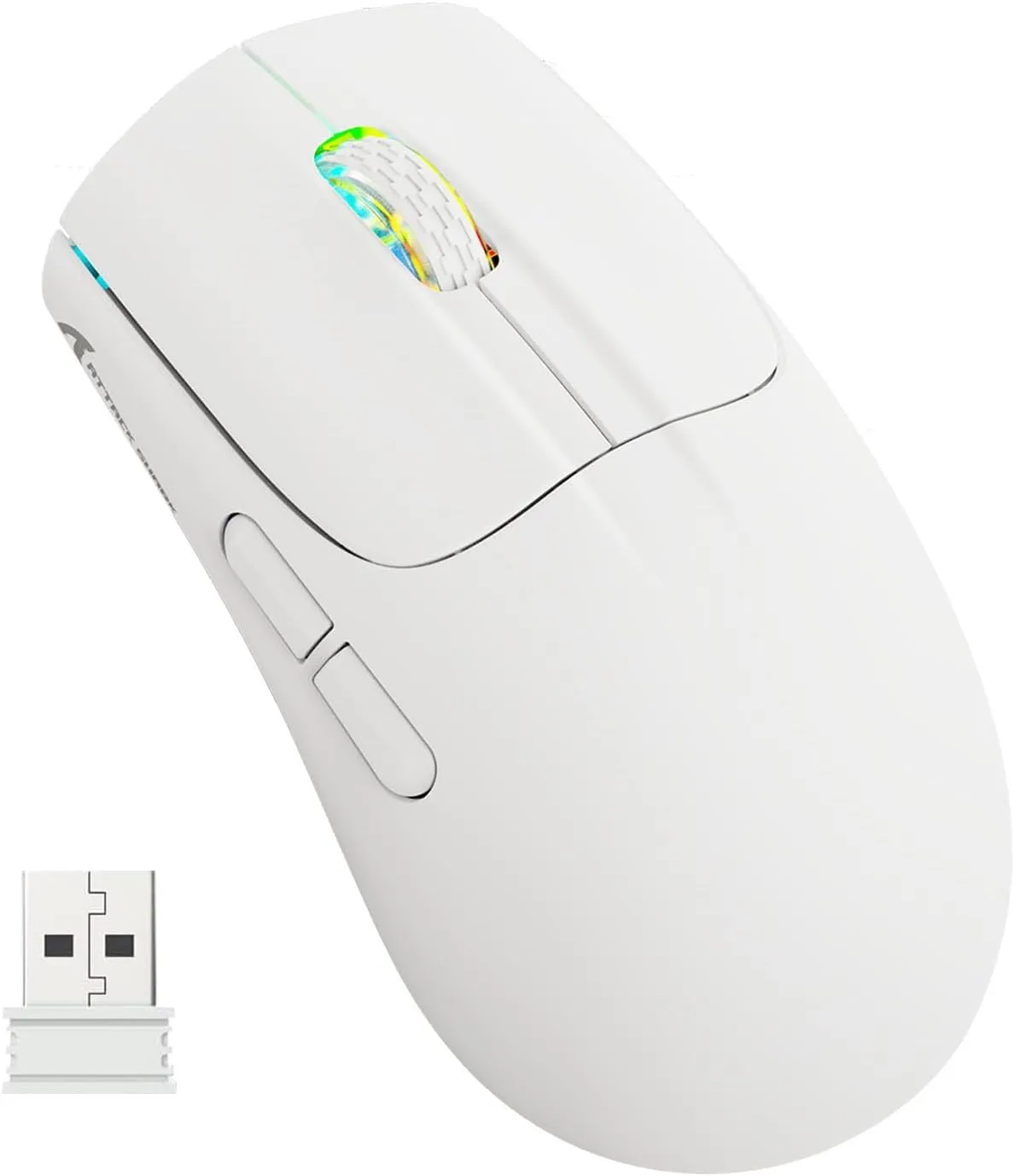 Buy Attack Shark X5 (White with RGB Honeycomb Design) Wireless Gaming Mouse online in Pakistan at WaddaGamer
