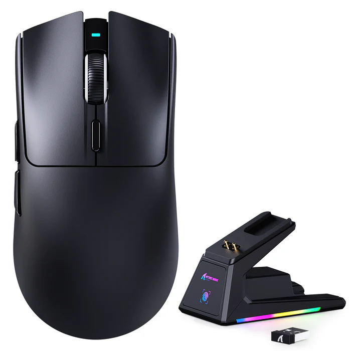 Buy Attack Shark X1 (Black with grip tape) Tri-Mode Wireless Gaming Mouse online in Pakistan at WaddaGamer
