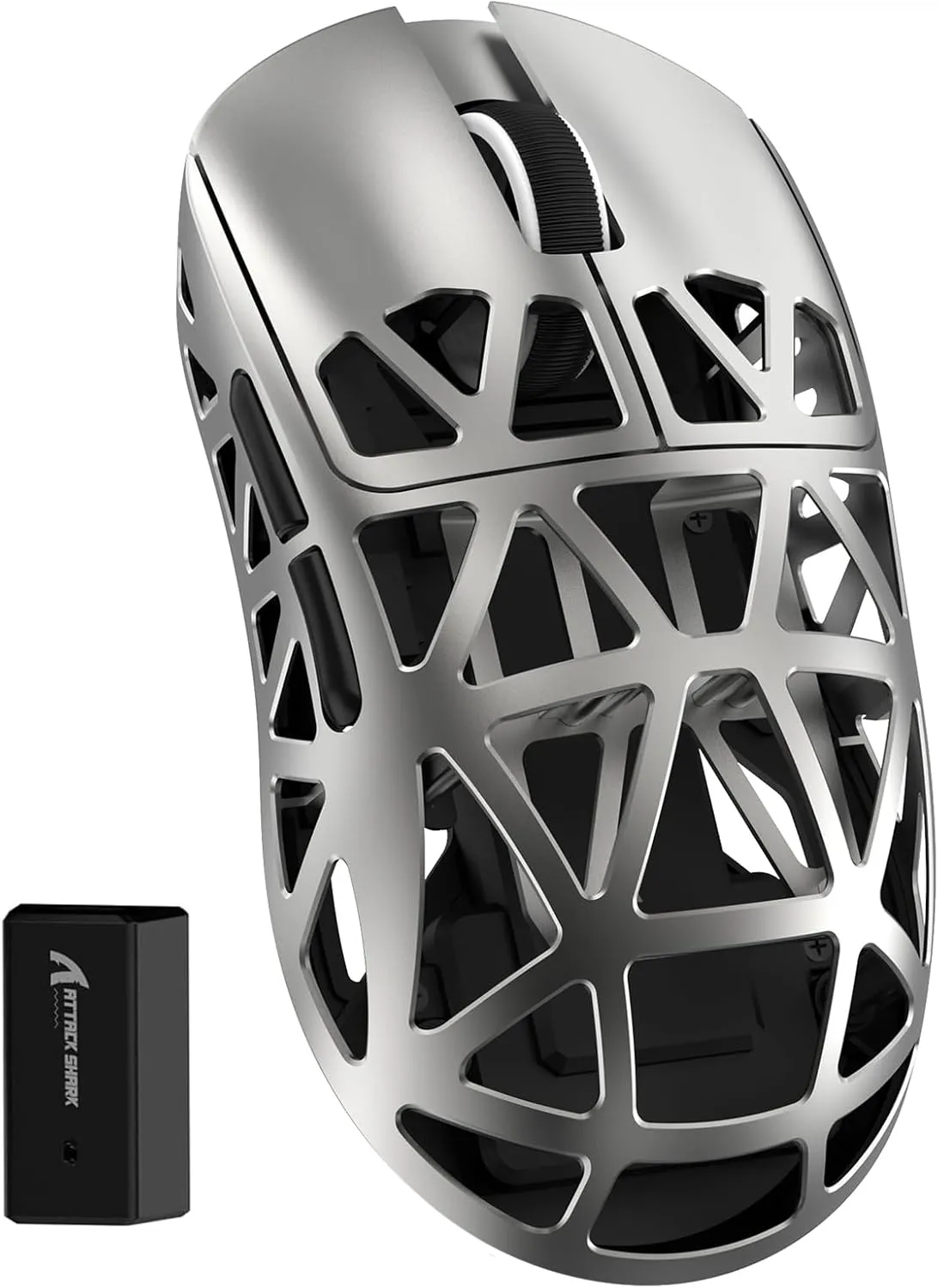 Buy Attack Shark R2 (Grey) PAW3950 MAX Sensor with Superlight Magnesium Alloy Wireless Gaming Mouse online in Pakistan at WaddaGamer