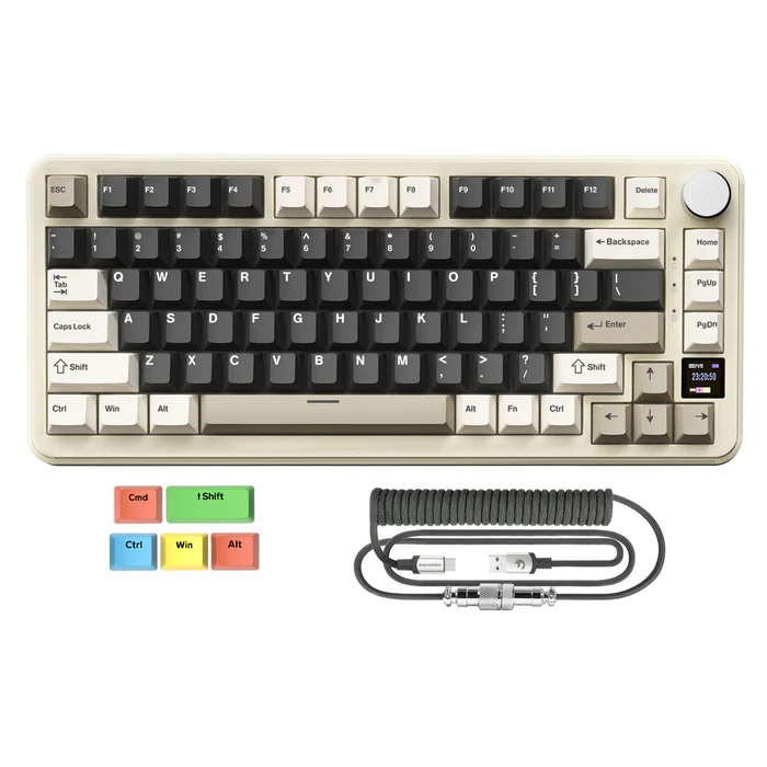 Buy Attack Shark X85 Pro (White Cheese) 75% Wireless Mechanical & Gaming Keyboard online in Pakistan at WaddaGamer