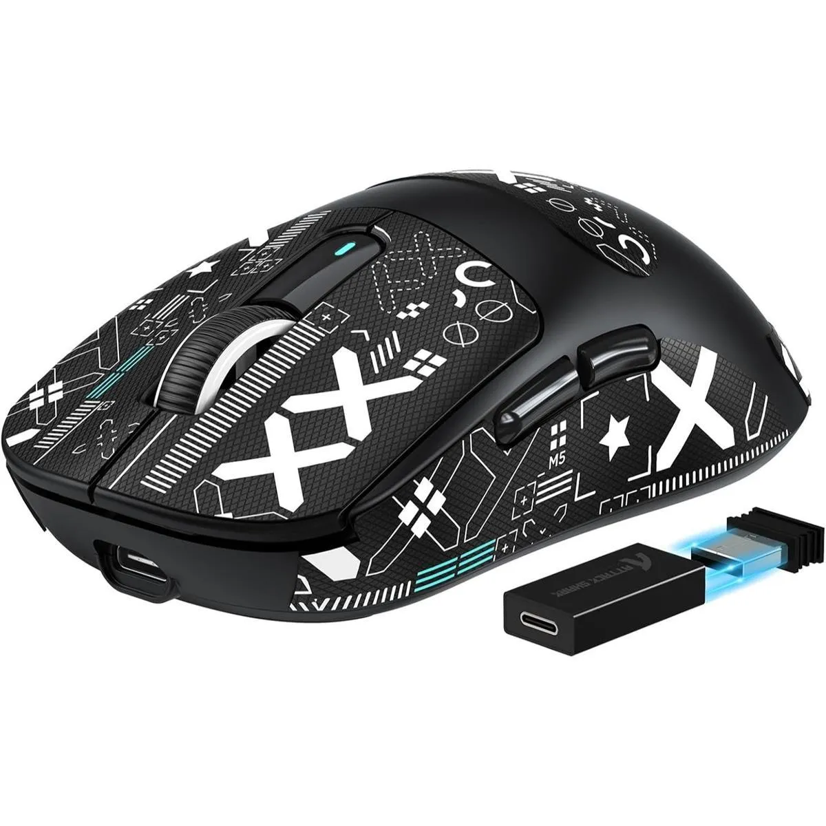 Buy Attack Shark X3 Pro 4K/8K (Black with Grip Sticker) Wireless Gaming Mouse online in Pakistan at WaddaGamer