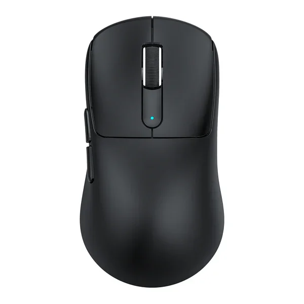 Attack Shark pc gear Attack Shark V5 (Black) Ultra-Light Tri-Mode Gaming Mouse front view