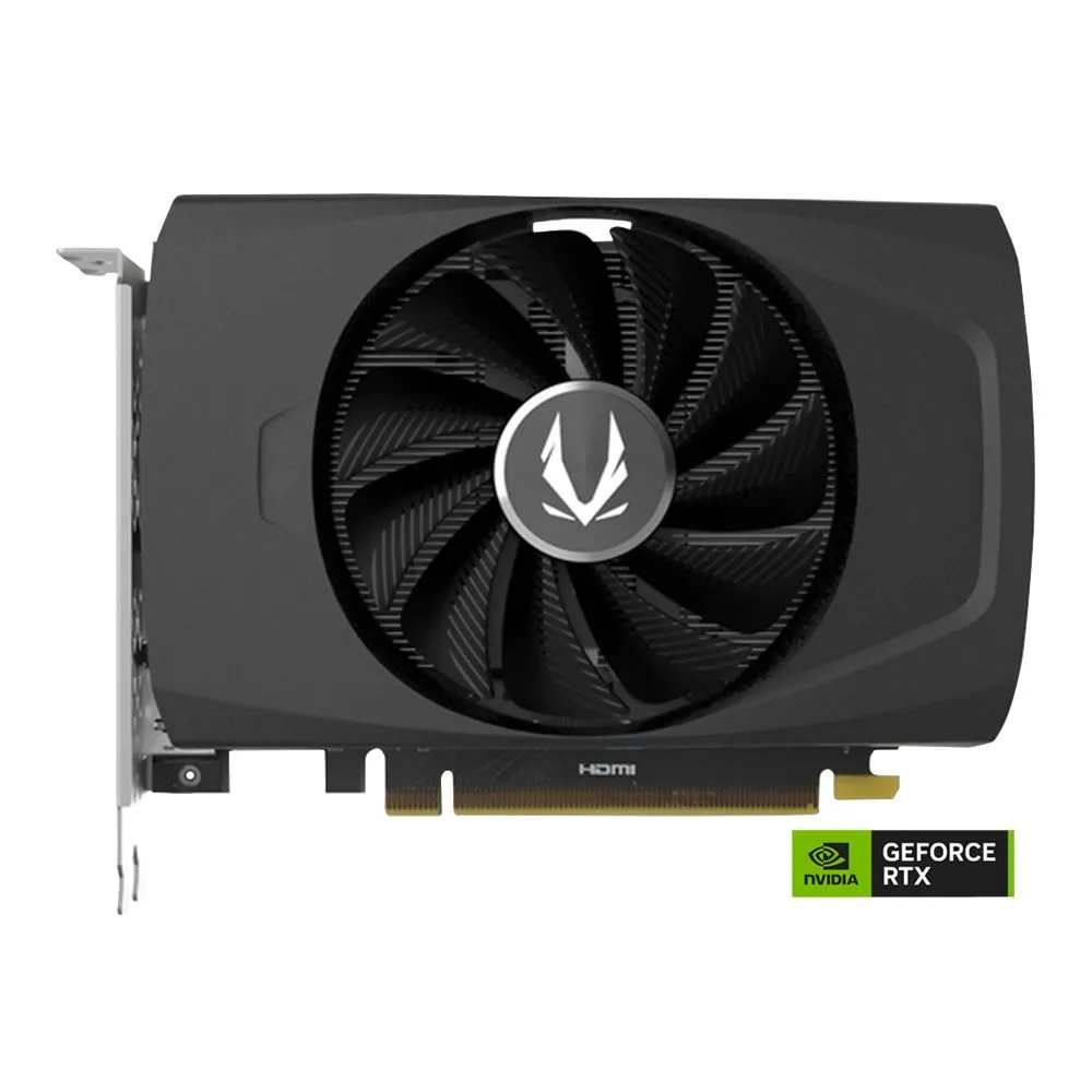NVIDIA pc gear GeForce RTX 4060 SOLO 8GB (Single Fan) Zotac Gaming Graphic Card front view