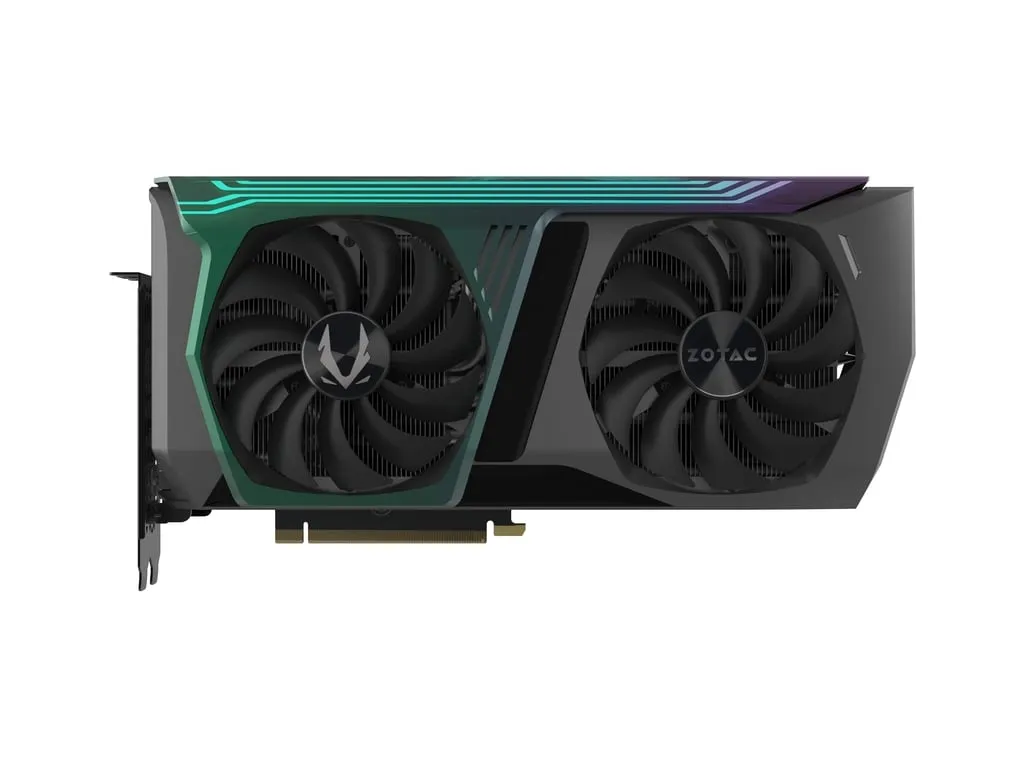 NVIDIA pc gear GeForce RTX 3070 AMP Holo 8GB (With Box) Zotac Gaming Graphic Card front view