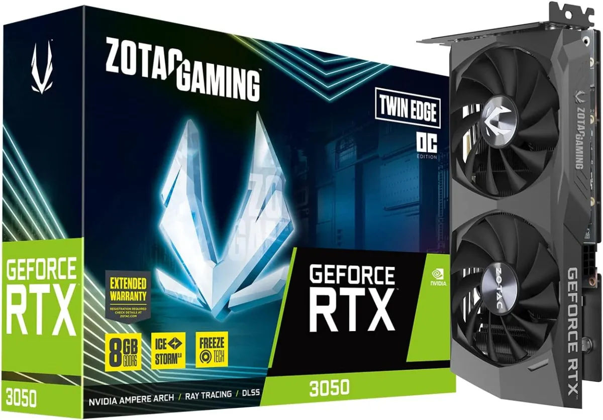 GeForce RTX™ 3050 Twin Edge OC 8GB GDDR6 Gaming Graphic Card price in Pakistan product image