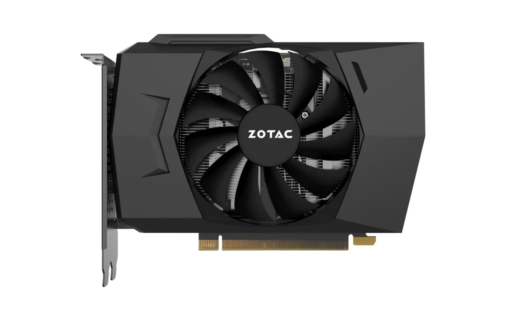 NVIDIA pc gear GeForce RTX™ 3050 SOLO 8GB (Single Fan) Zotac Gaming Graphic Card front view