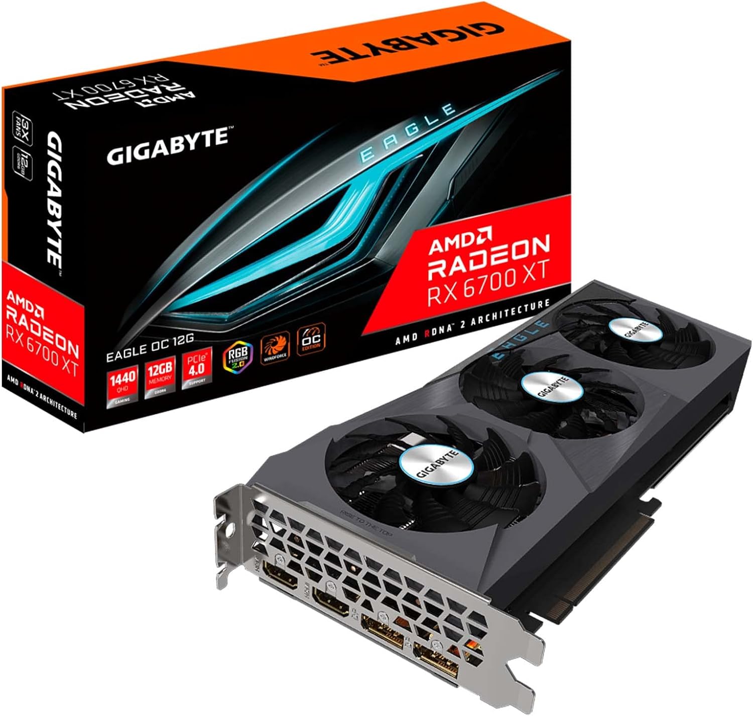 Gigabyte Radeon RX 6700 XT Eagle OC 12GB Gaming Graphic Card