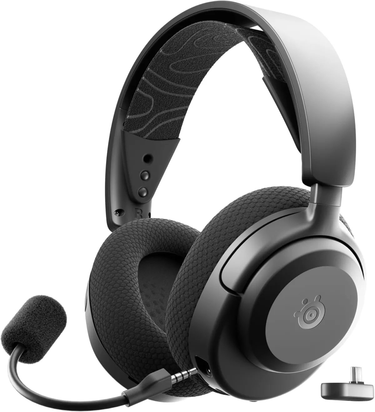 SteelSeries audio SteelSeries Arctis Nova 3P (Black) Multi-Platform Wireless Gaming Headphone front view