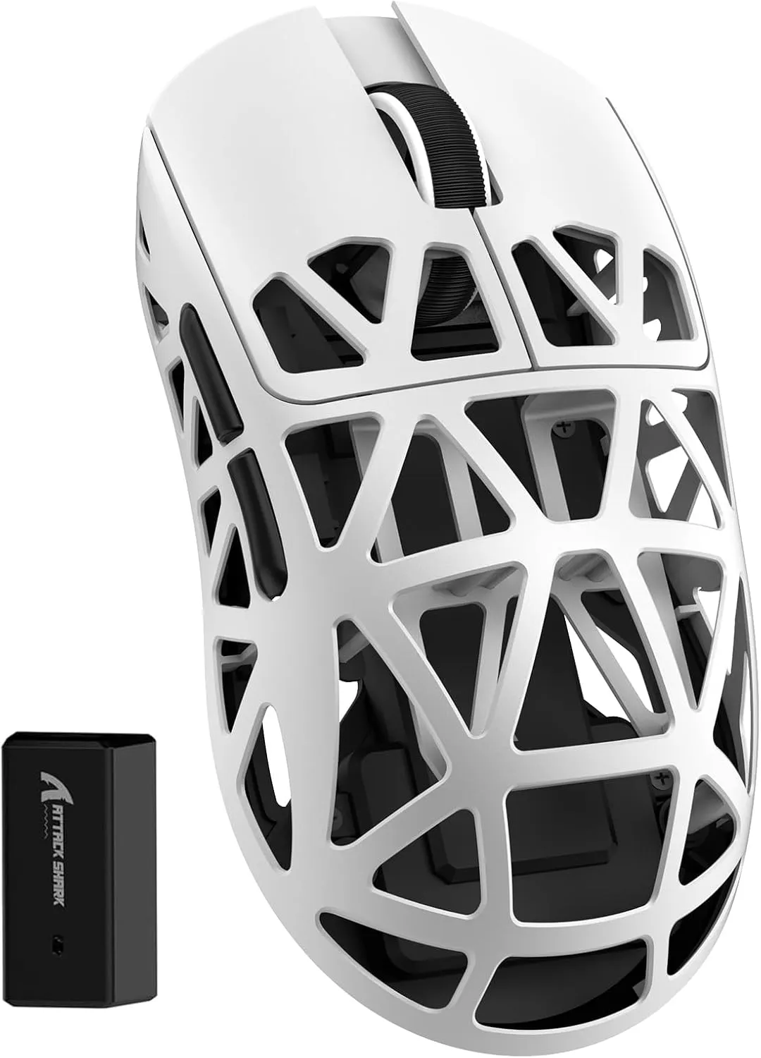 Buy Attack Shark R2 (White) PAW3950 MAX Sensor with Superlight Magnesium Alloy Wireless Gaming Mouse online in Pakistan at WaddaGamer