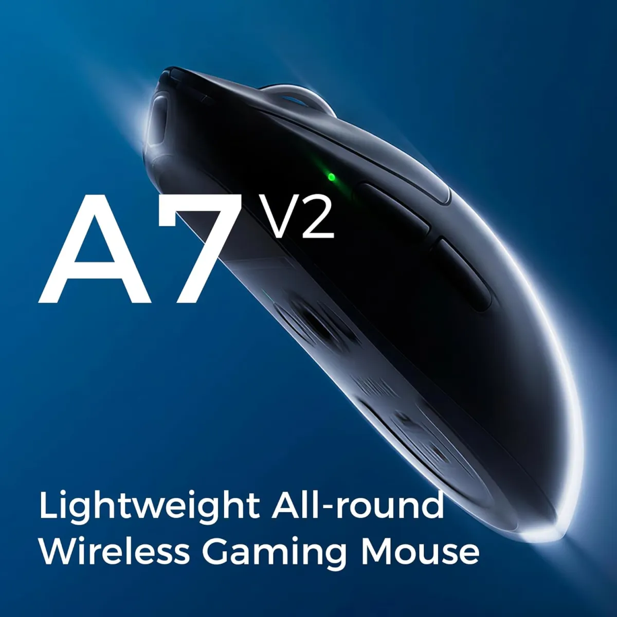 MCHOSE A7 V2 Ultra (Black) Lightweight with PAW3950 TI Sensor Wireless Gaming Mouse price in Pakistan product image
