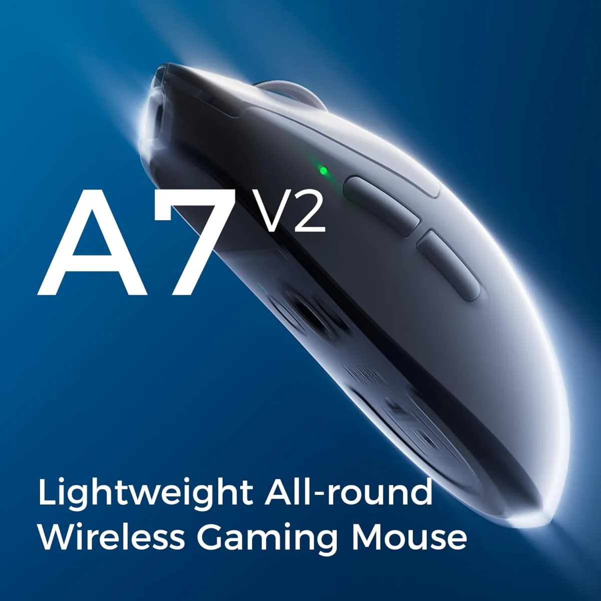MCHOSE A7 V2 Ultra (White) Lightweight with PAW3950 TI Sensor Wireless Gaming Mouse price in Pakistan product image
