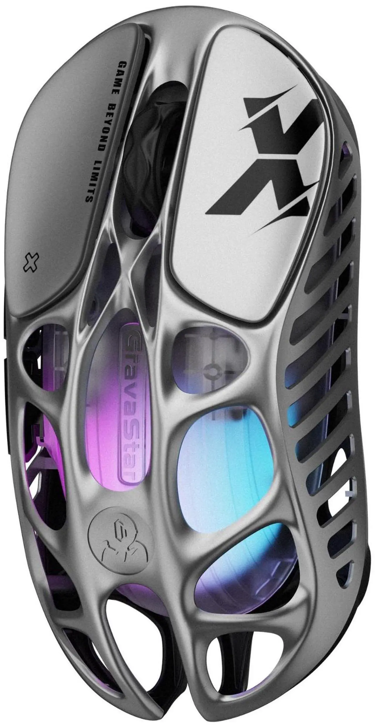 Gravastar Mercury X Pro 8KHz (Interstellar Silver) Magnesium alloy Ultra-lightweight Design Gaming Mouse image 4