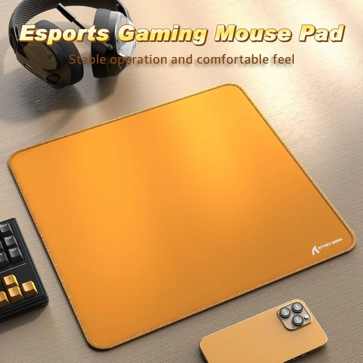 Attack Shark CM02 (Orange) eSport Gaming Mousepad