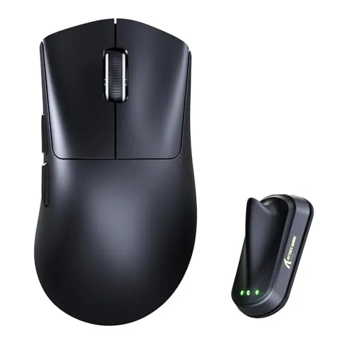 Attack Shark V8 Ultra-Light (Black) Ergonomic Wireless Gaming Mouse price in Pakistan product image