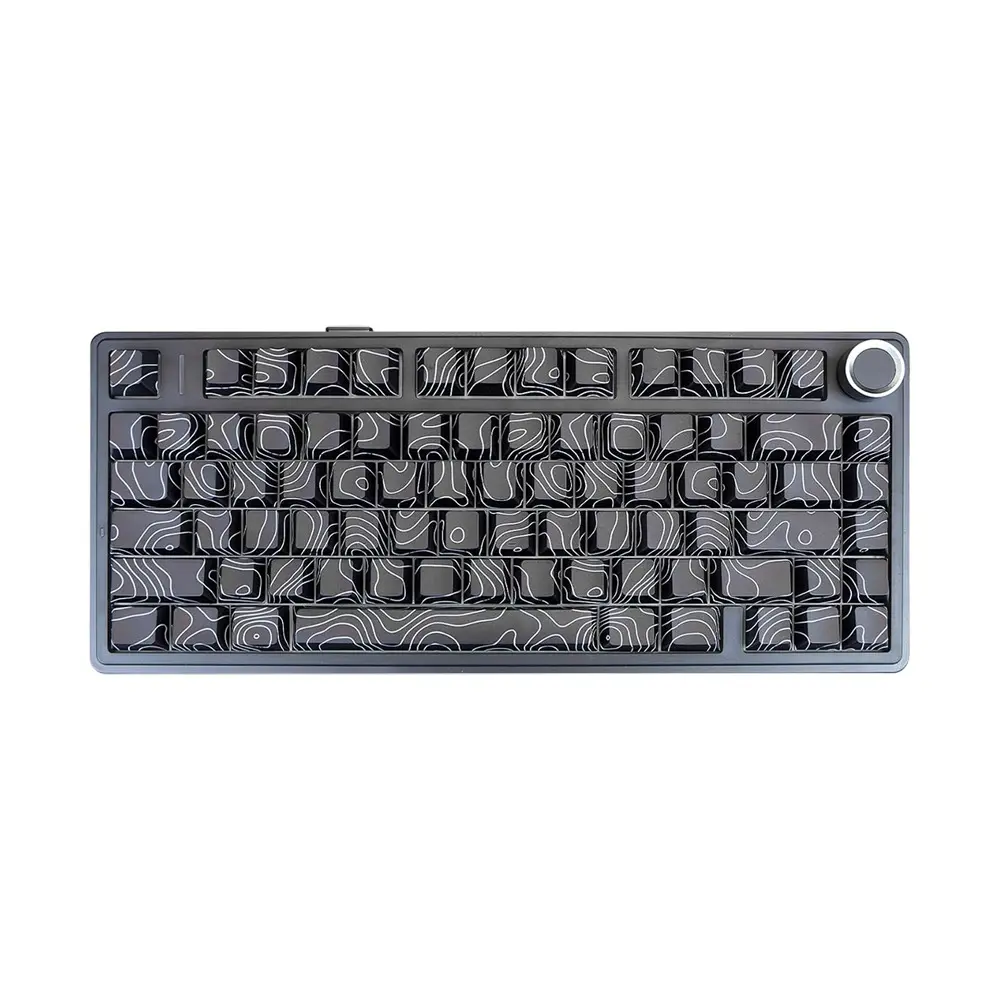 Buy AULA F75 Pro Gasket (Black Contour with Star Vector Switches) 75% Wireless Hot Swappable Gaming Keyboard online in Pakistan at WaddaGamer