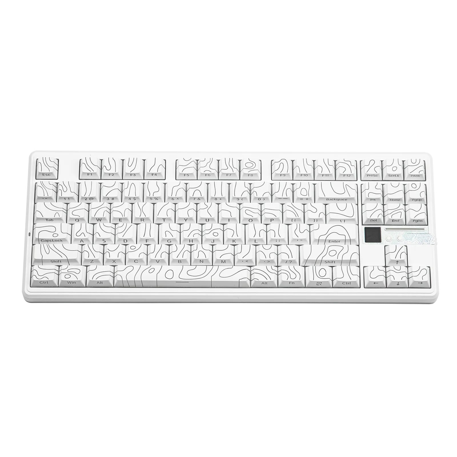 Buy AULA F87 Pro V2 TKL Gasket (White Contours with RGB) Mounted Wireless Gaming Keyboard online in Pakistan at WaddaGamer