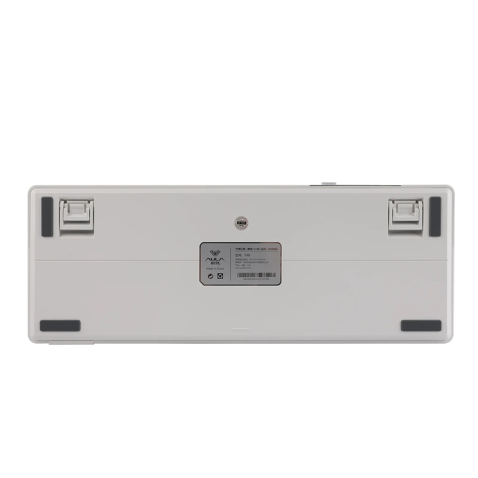 Buy AULA F99 PRO Gasket (White Grey & Dark Grey with RGB) Mounted Tri-Mode Mechanical Keyboard online in Pakistan at WaddaGamer