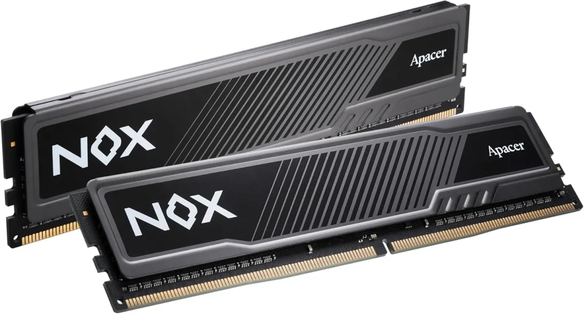 Apacer NOX (Black) 32GB (2×16GB) 3600MHz CL18 DDR4 UDIMM Desktop Memory RAM price in Pakistan product image