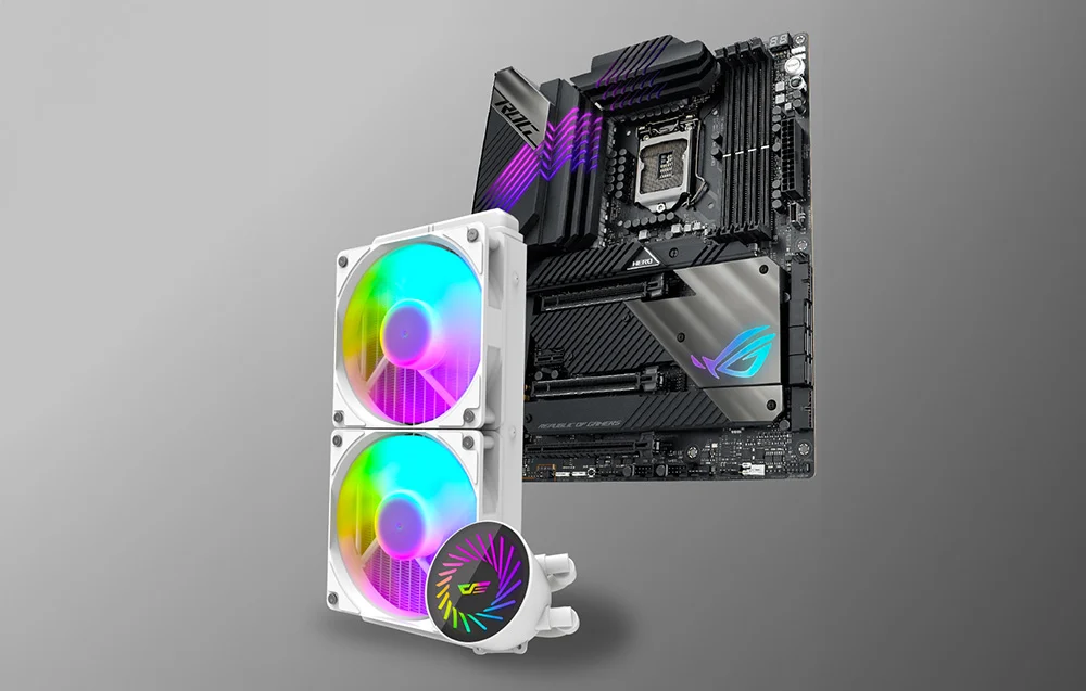 Buy Darkflash DCS240 (2 Variations (Black & White)) CPU Liquid Cooling Cooler online in Pakistan at WaddaGamer