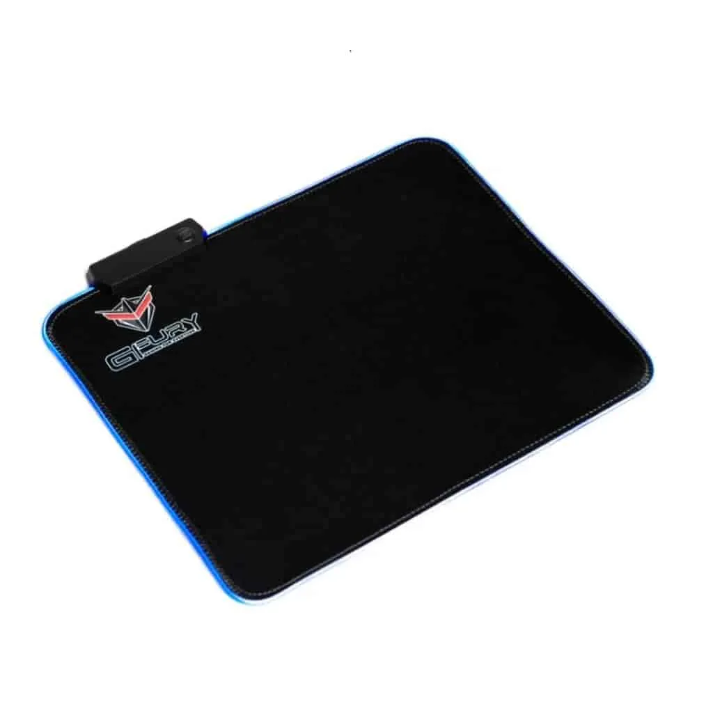 GFury GF-MP001 (Black with RGB) adjustable light theme Gaming Mousepad